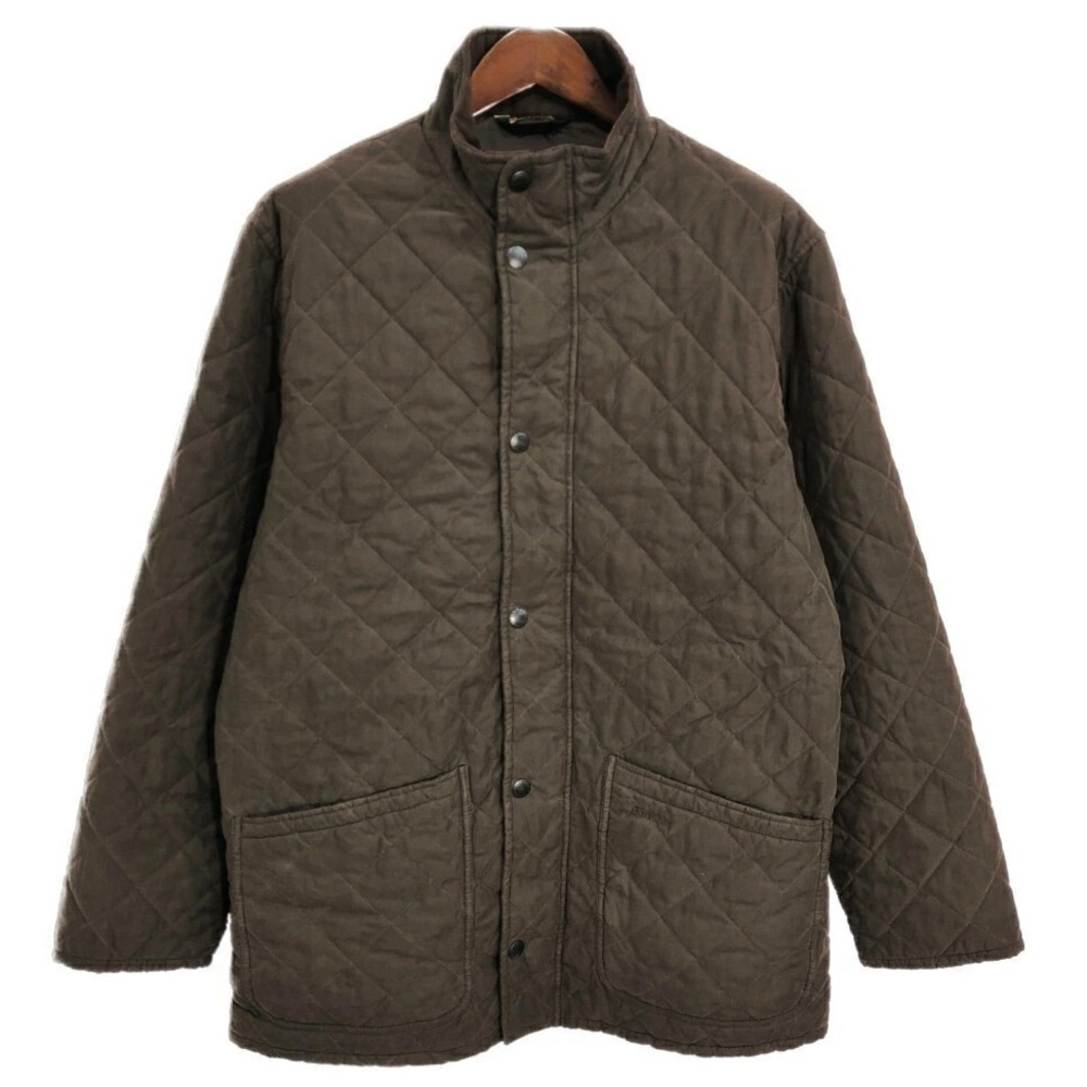 Barbour Hampton Quilt Quilted Jacket Brown Men’s Large